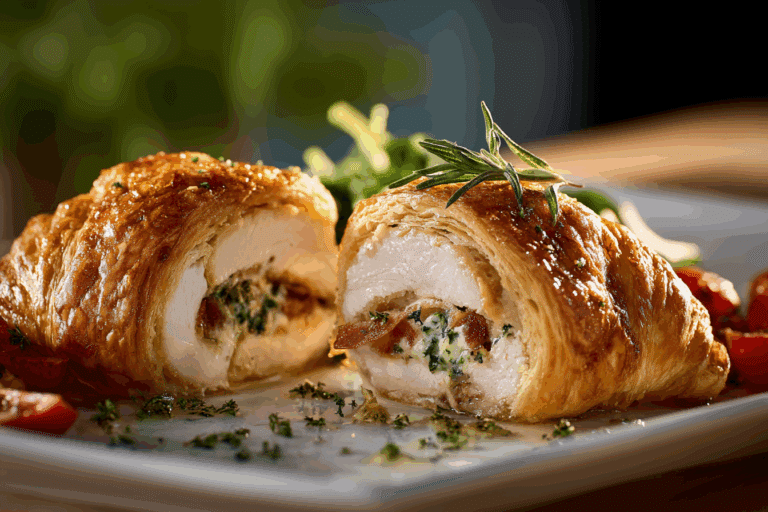 Chicken Stuffed Crescent Rolls
