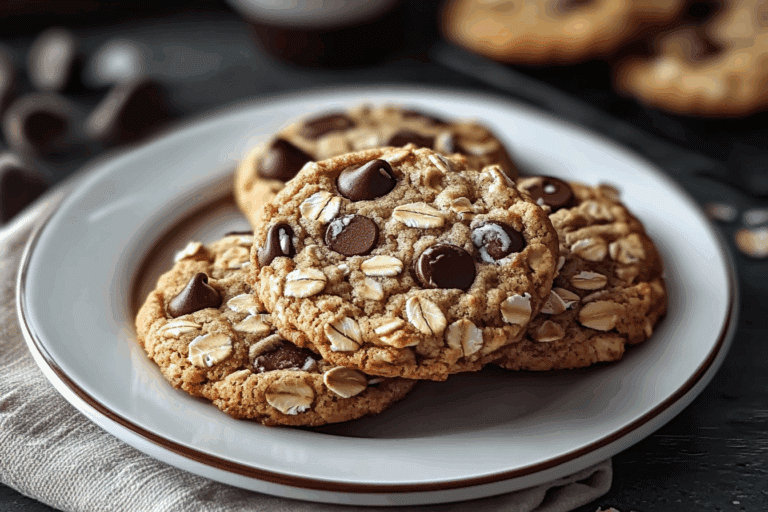 Chocolate Chip Cookies with Oatmeal & Coconut