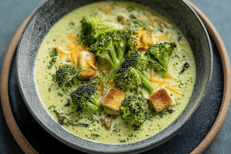 Creamy Broccoli Cheddar Soup