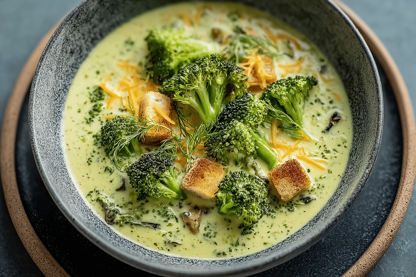 Creamy Broccoli Cheddar Soup