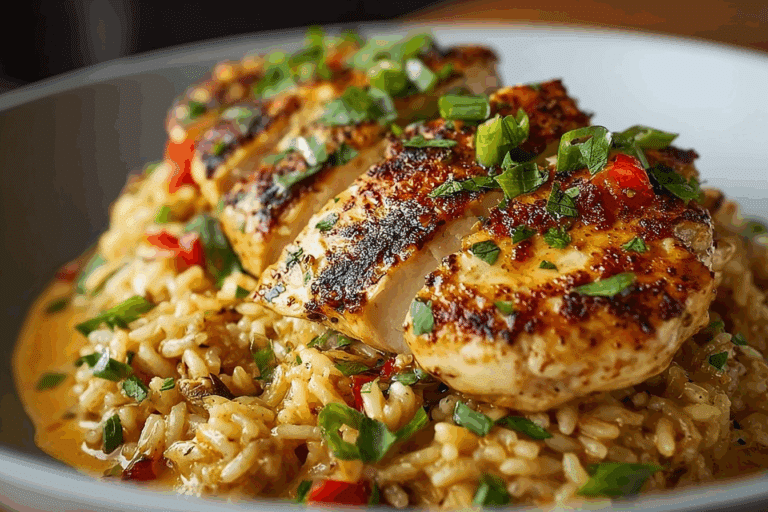 Creamy Cajun Chicken & Rice