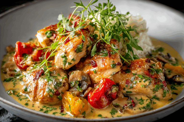 Creamy Chicken à la King