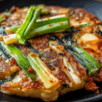 Crispy Korean Spring Onion Pancake (Pajeon)