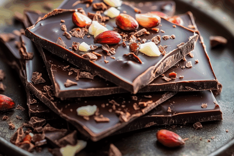 Dark Chocolate Coffee Bark