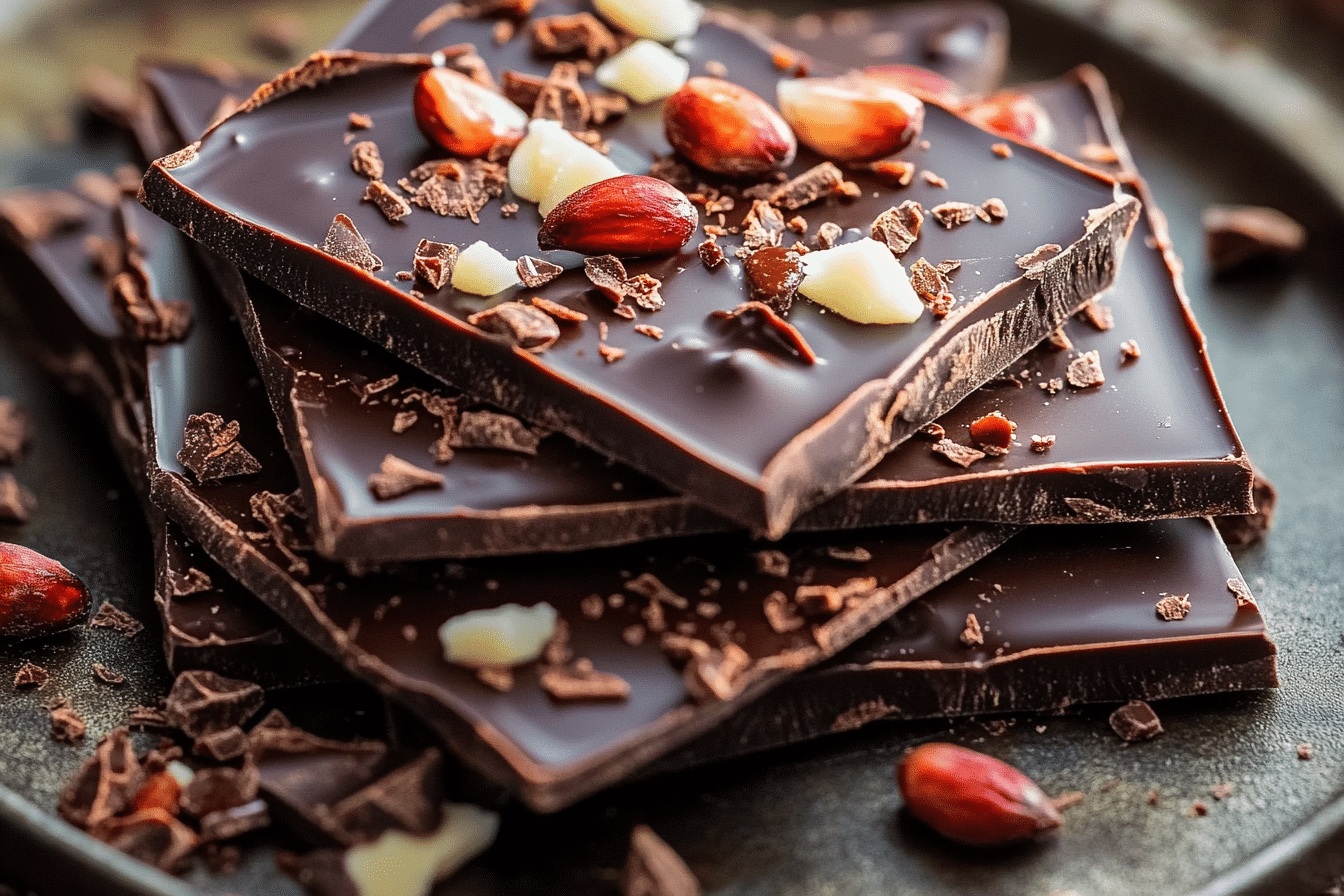 Dark Chocolate Coffee Bark