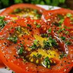 Easy Marinated Tomatoes (Serves 4)