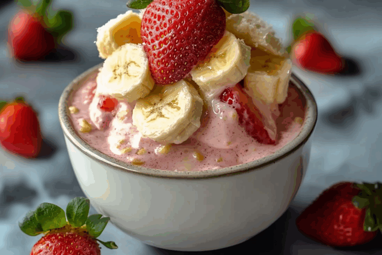 Easy Strawberry Banana Pudding