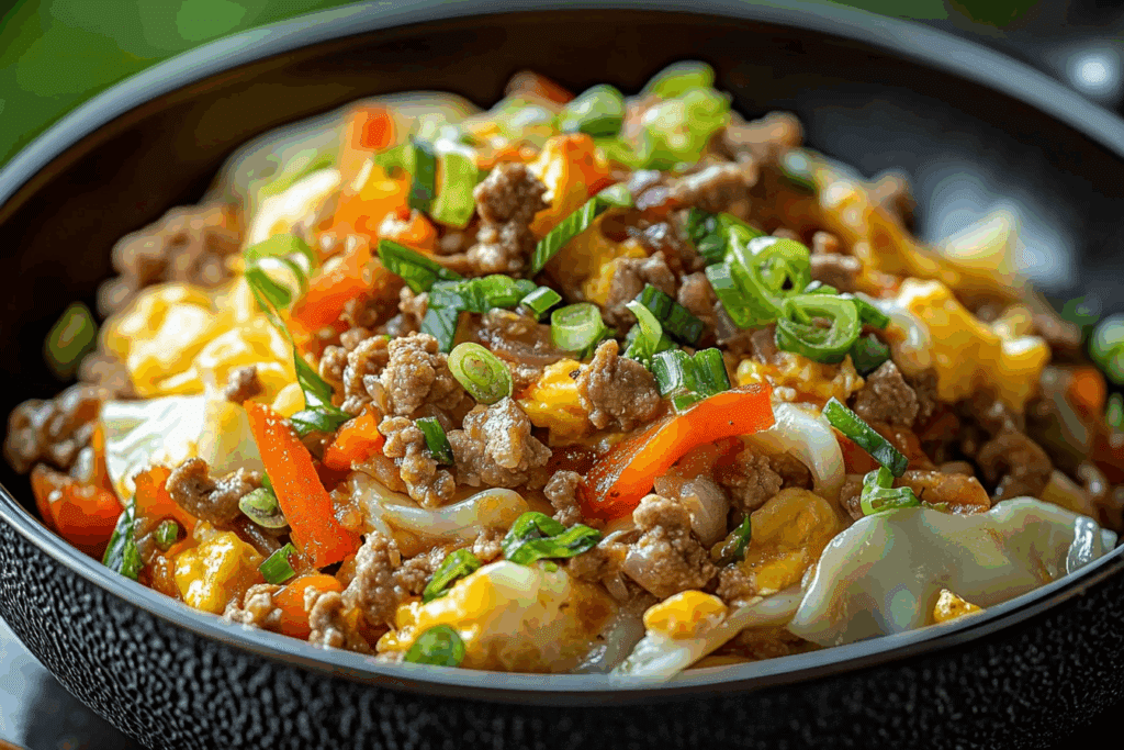 Egg Roll in a Bowl (One-Skillet, Keto)