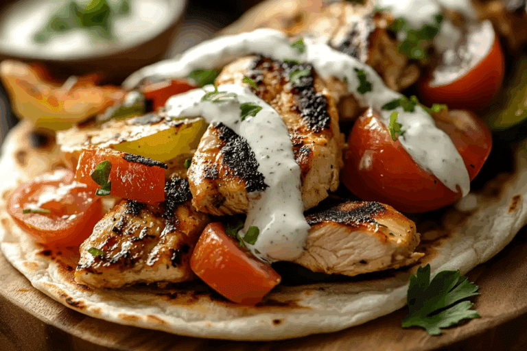 Greek Chicken Gyros
