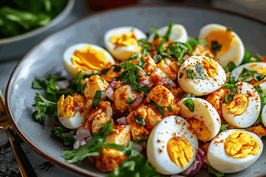 Harissa Egg Salad