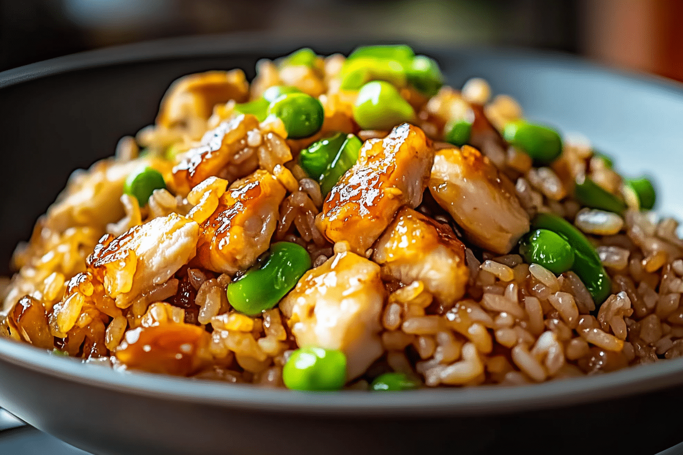 Hibachi Style Chicken Fried Rice