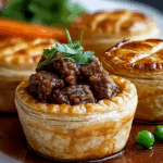 Irish Party Pies: Mini Aussie-Style Beef & Gravy Pies