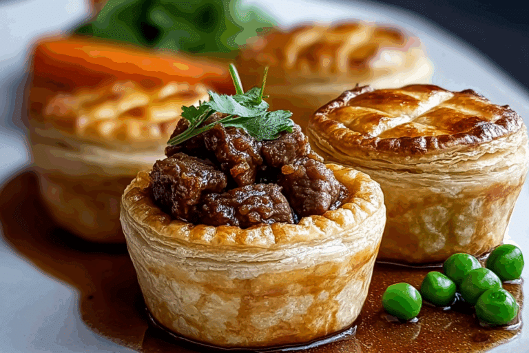 Irish Party Pies: Mini Aussie-Style Beef & Gravy Pies