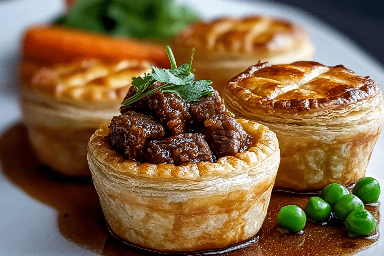 Irish Party Pies: Mini Aussie-Style Beef & Gravy Pies