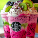 Kiwi Dragonfruit Crush Frappuccinos
