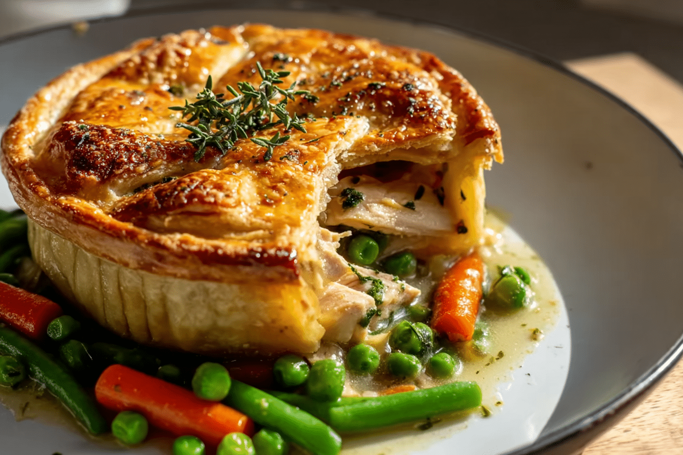 Lemon & Herb Chicken Pot Pie