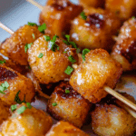Loaded Tater Tots on Shareable Skewers
