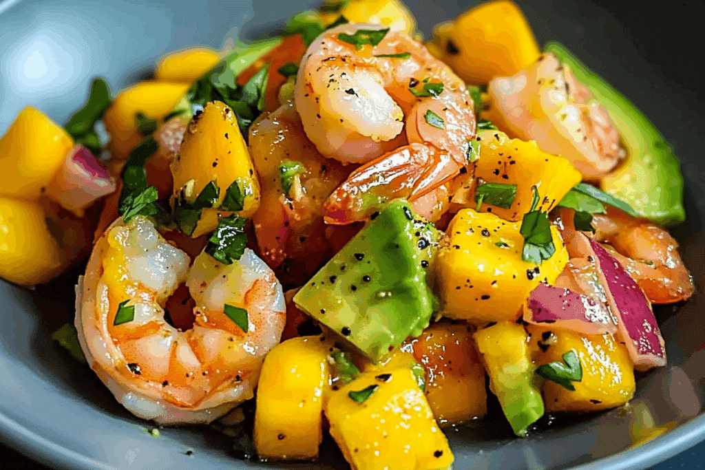 Mango Avocado Shrimp Salad