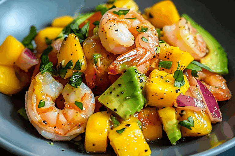 Mango Avocado Shrimp Salad