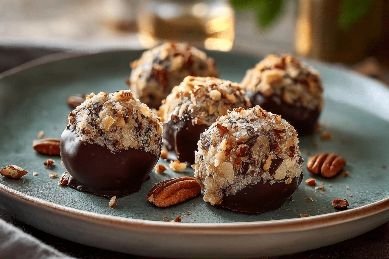 Maple Pecan Truffles