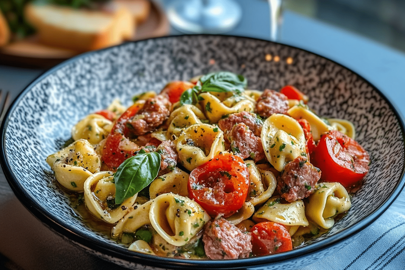 Meaty Tortellini Salad