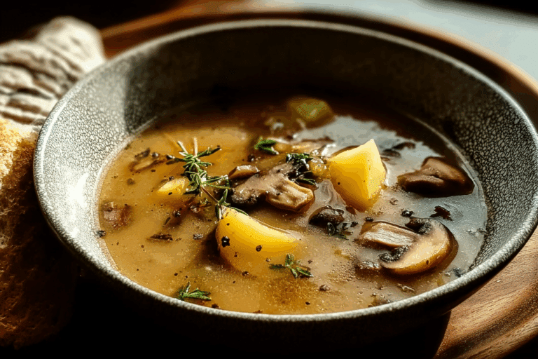 Mushroom Potato Soup Recipe