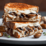 Mushroom Swiss Breakfast Grilled Cheese