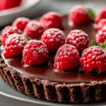 No-Bake Chocolate Raspberry Tart