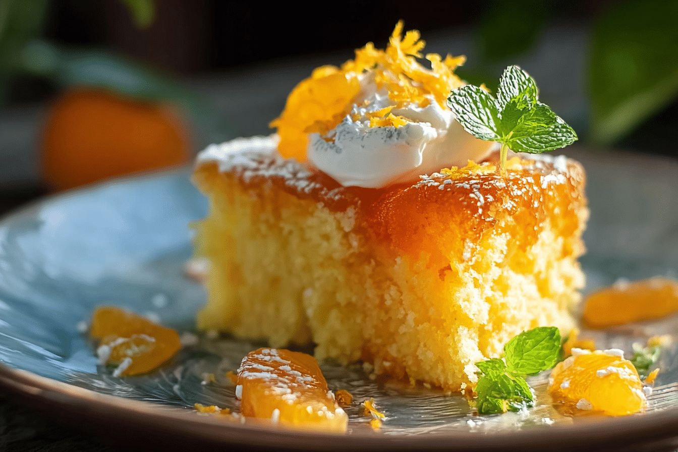Orange Creamsicle Poke Cake Recipe