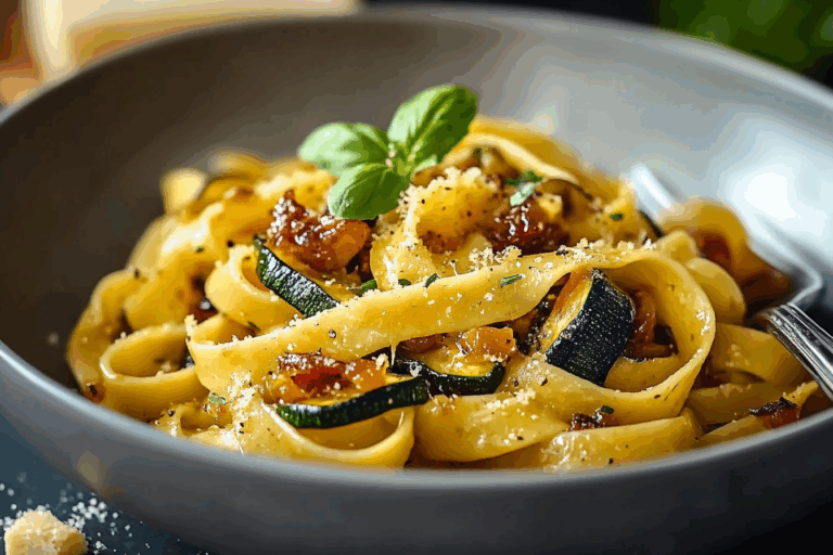 Pasta With Caramelized Zucchini