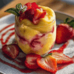 Pineapple Strawberry Swirled Frappuccino
