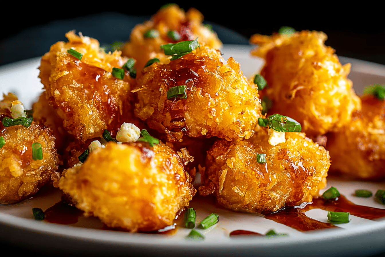 Potato Chip Crusted Popcorn Chicken Nuggets