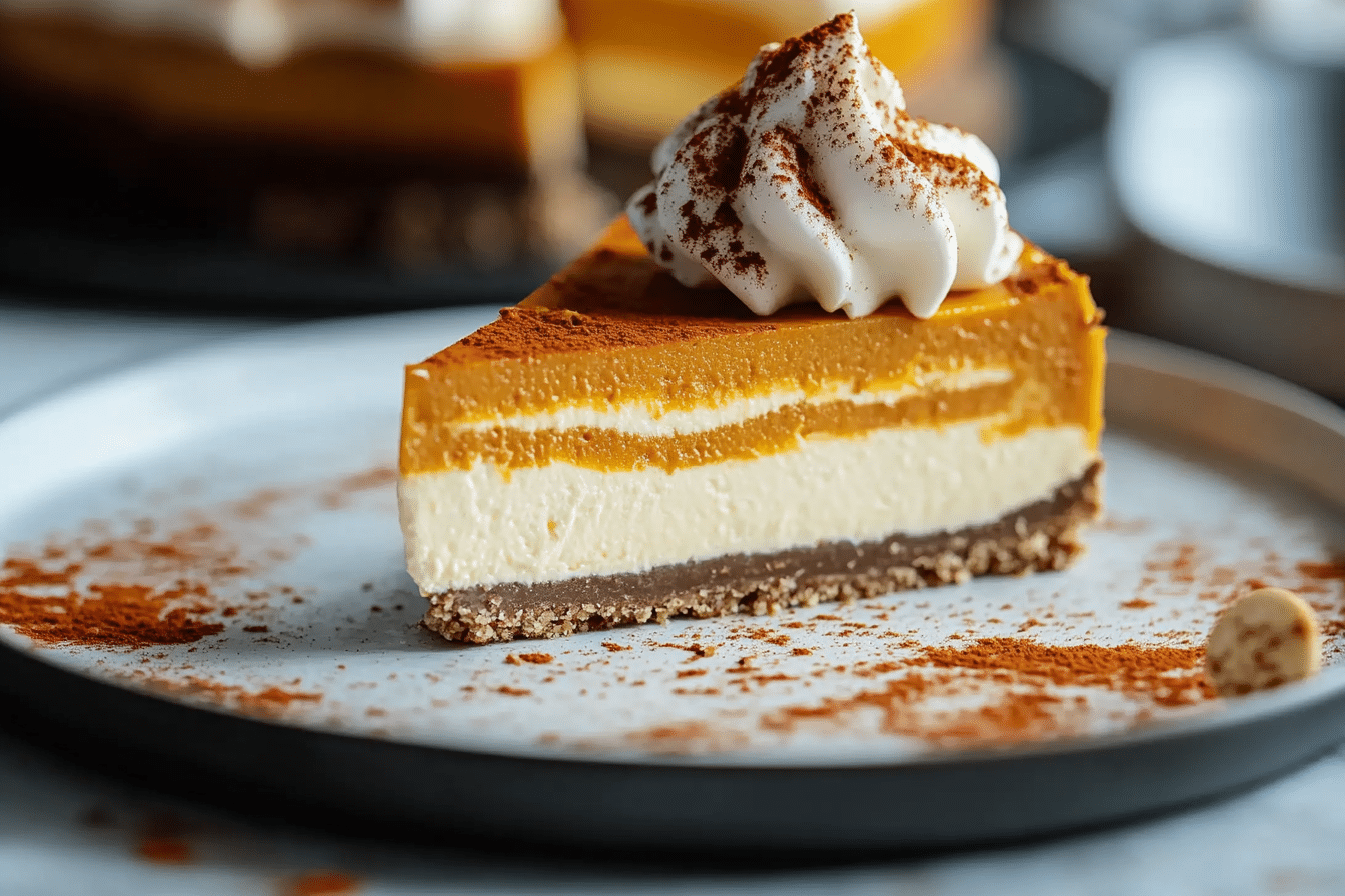 Pumpkin Swirl Cheesecake