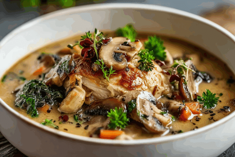 Rotisserie Chicken Mushroom Soup Recipe