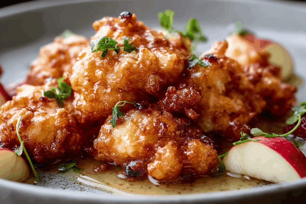 Salted Honeycrisp Fritters
