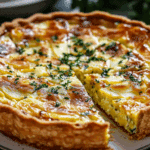 Smashed Potato Crusted Quiche