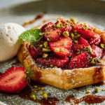 Strawberry & Pistachio Galette