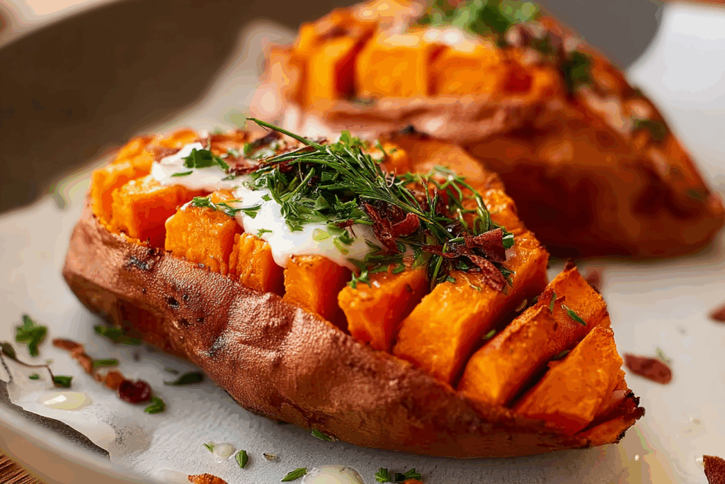 Baked Sweet Potato (How To Bake Sweet Potatoes)