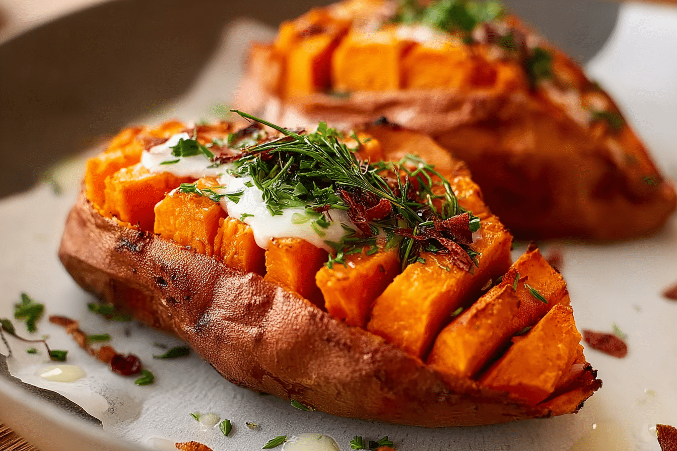 Baked Sweet Potato (How To Bake Sweet Potatoes)