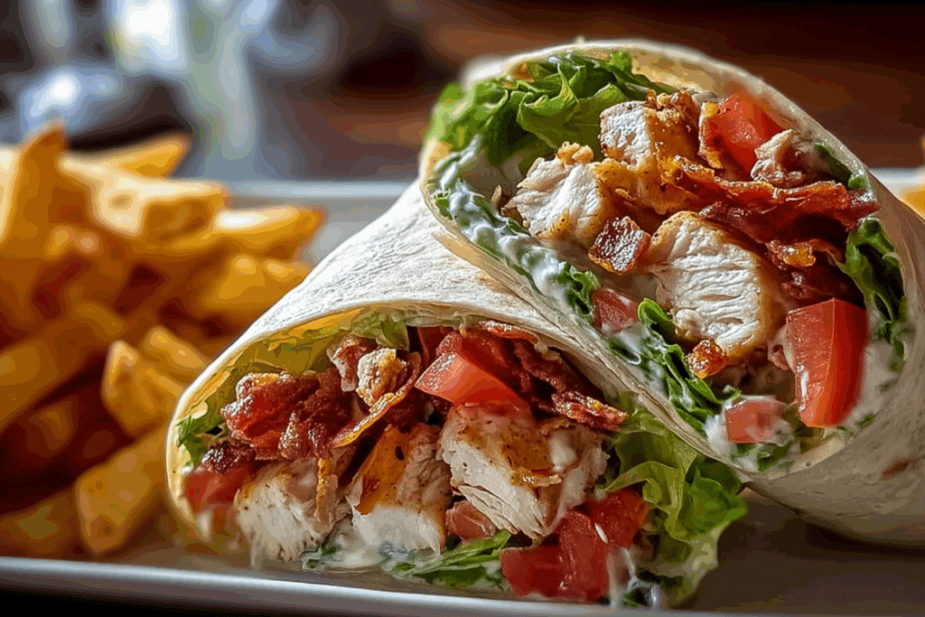 BLT Chicken Ranch Wrap