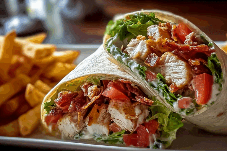 BLT Chicken Ranch Wrap