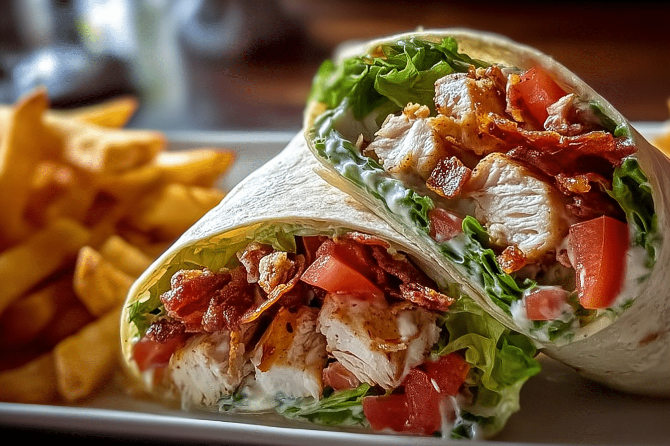 BLT Chicken Ranch Wrap