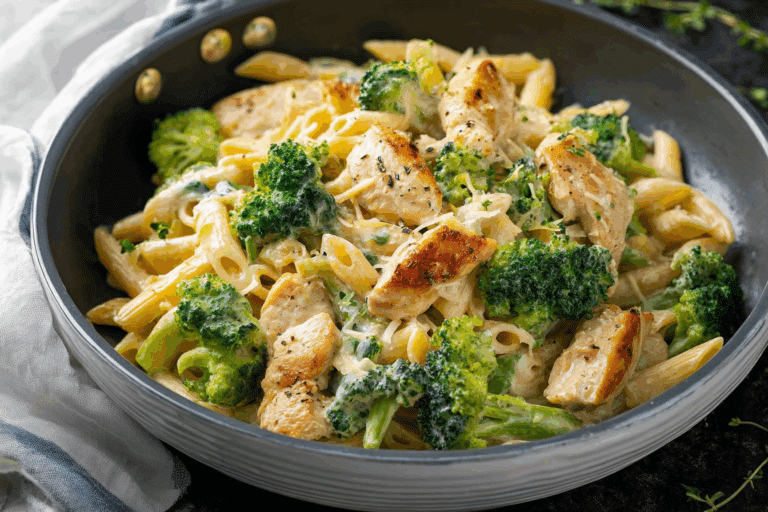 Broccoli & Cheese Pasta with Chicken