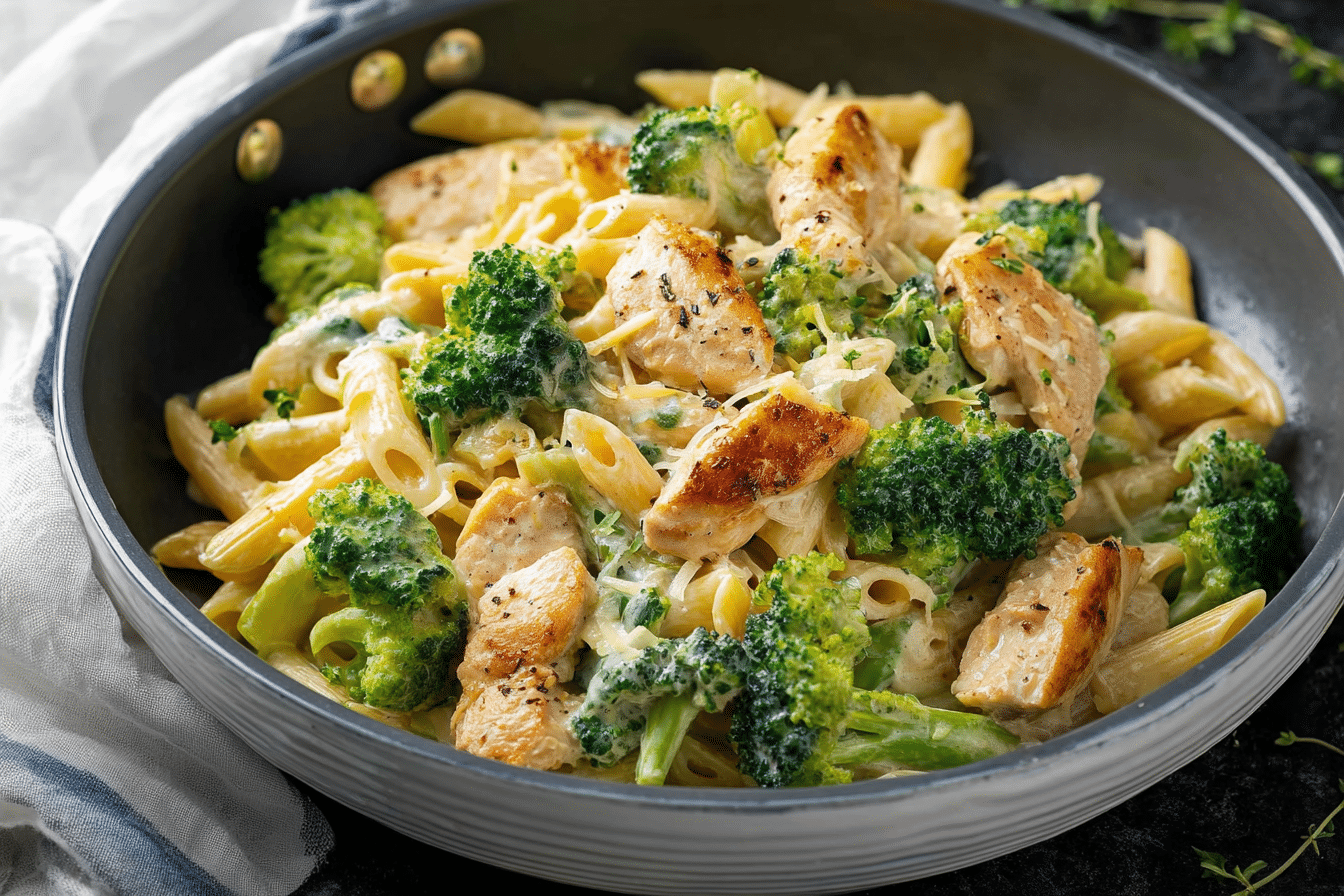 Broccoli & Cheese Pasta with Chicken