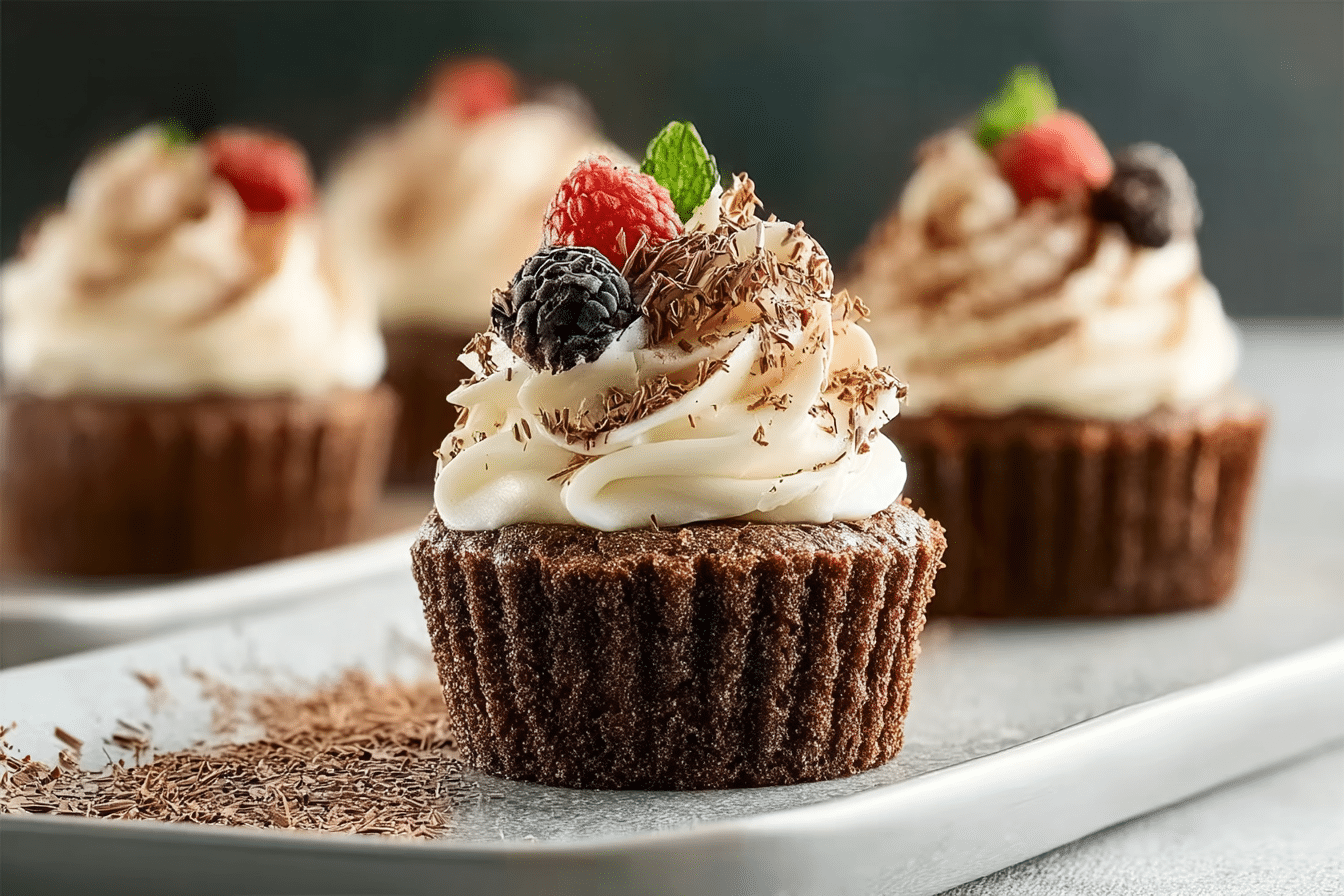 Brownie Cupcake Cheesecakes