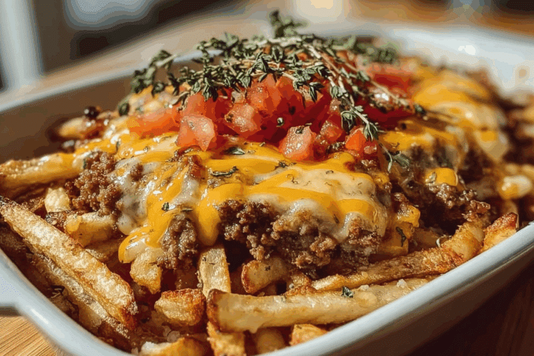 Cheeseburger French Fry Bake