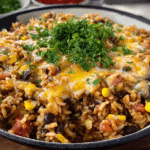 Cheesy Fiesta Taco Rice