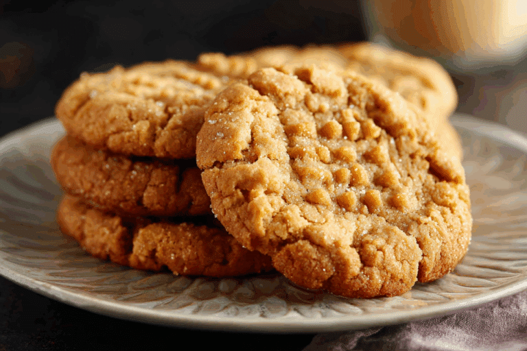 Chewy Peanut Butter Cookies