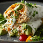 Chicken Avocado Ranch Burritos