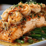Crab & Shrimp Stuffed Salmon